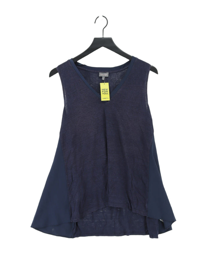 Phase Eight Women's Top UK 12 Blue 100% Cotton
