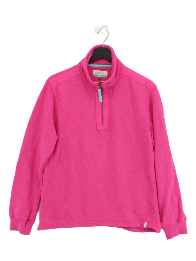 Seasalt Women's Hoodie UK 10 Pink 100% Cotton