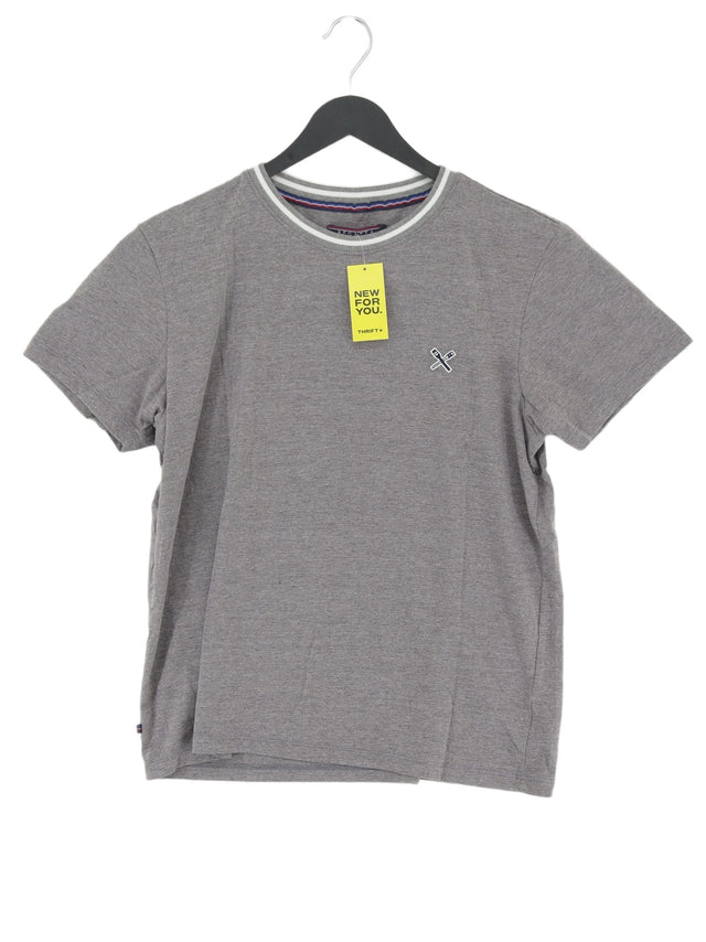 Regatta Men's T-Shirt M Grey Cotton with Polyester