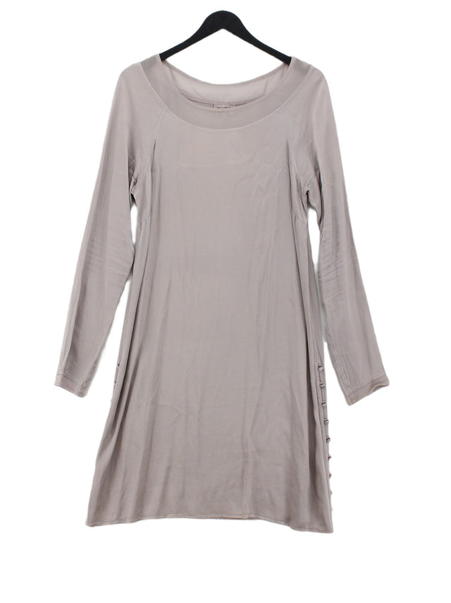 Ghost Women's Midi Dress UK 10 Grey 100% Viscose
