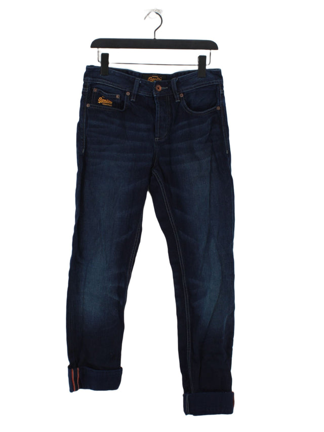 Superdry Men's Jeans W 30 in; L 34 in Blue 100% Cotton