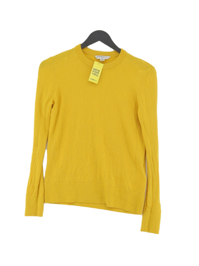 L.K. Bennett Women's Top M Yellow 100% Wool