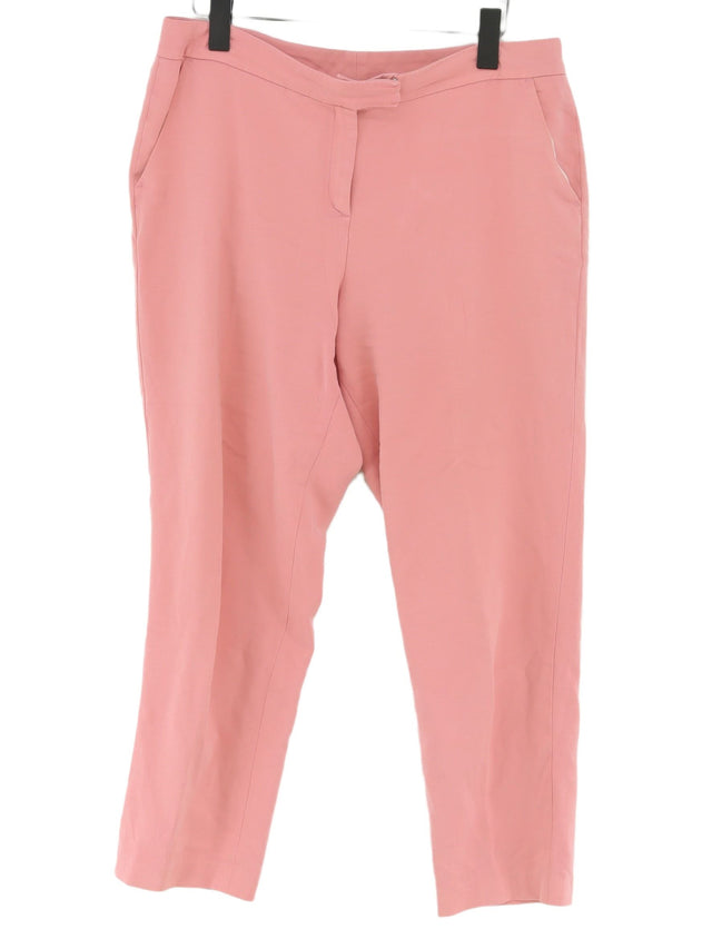 Baukjen Women's Trousers UK 12 Pink Cotton with Elastane, Other