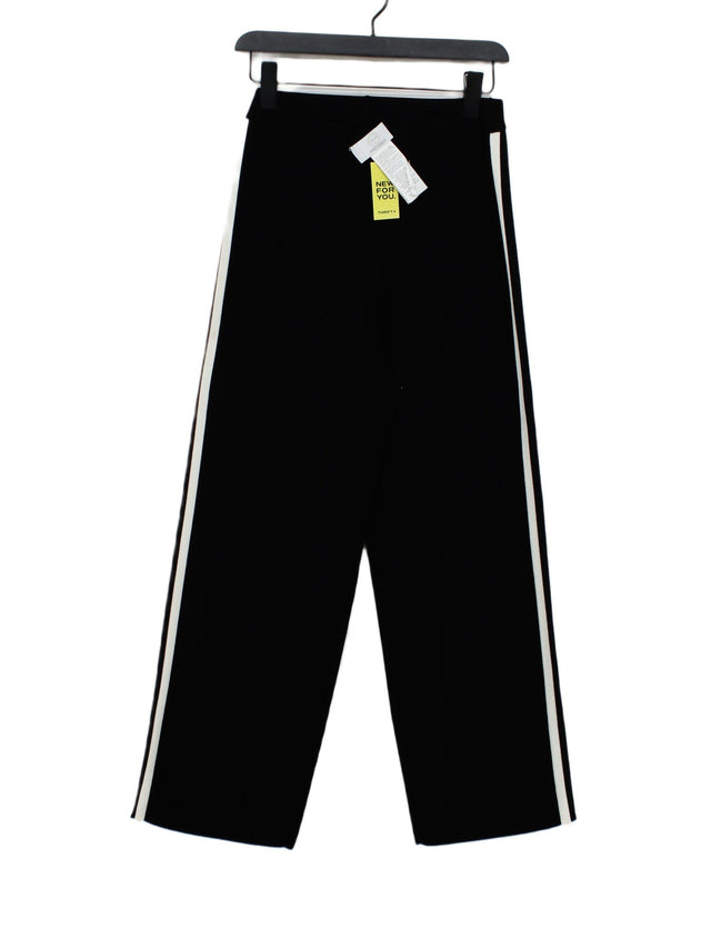 Marina Rinaldi Women's Suit Trousers S Black Viscose with Elastane, Polyamide