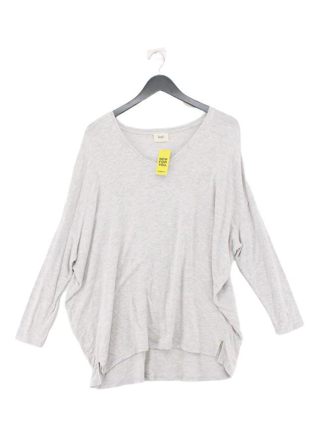 Hush Women's Top M Grey Viscose with Elastane