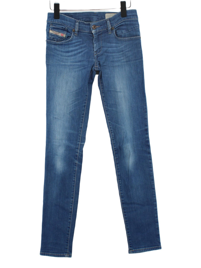 Diesel Women's Jeans W 26 in Blue Cotton with Elastane