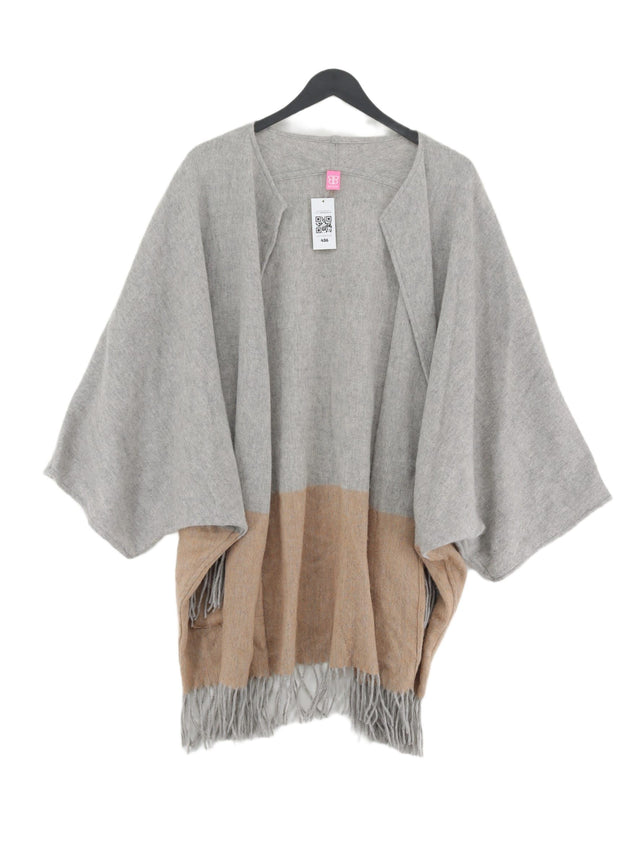 Basler Women's Cardigan UK 6 Grey 100% Wool