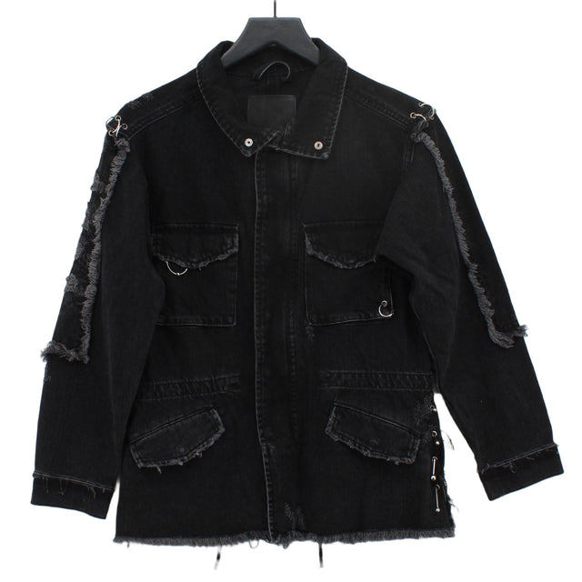 Zara Women's Jacket XS Black 100% Cotton