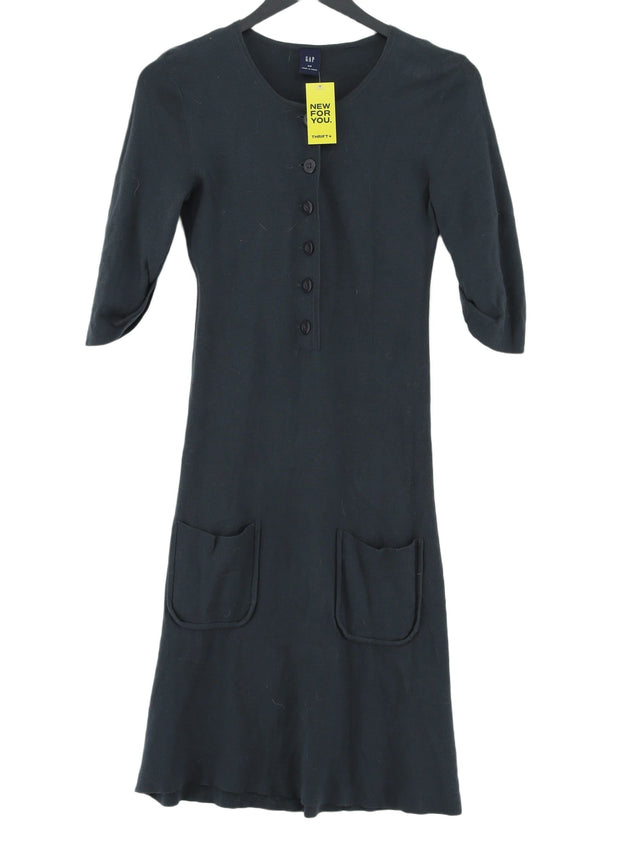 Gap Women's Midi Dress S Grey 100% Cotton