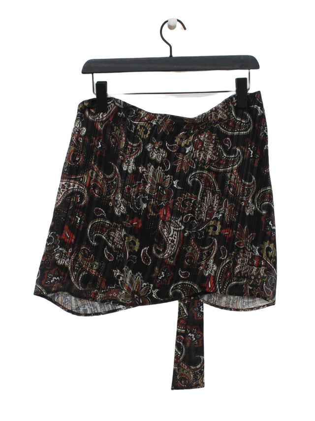 Replay Women's Midi Skirt S Black 100% Polyester