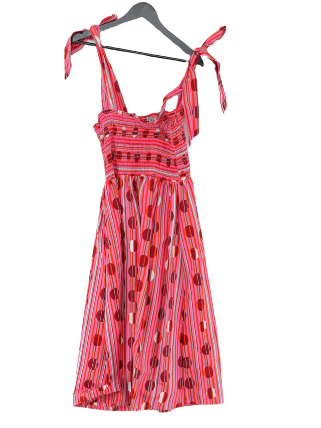 Kemi Telford Women's Maxi Dress S Pink 100% Cotton