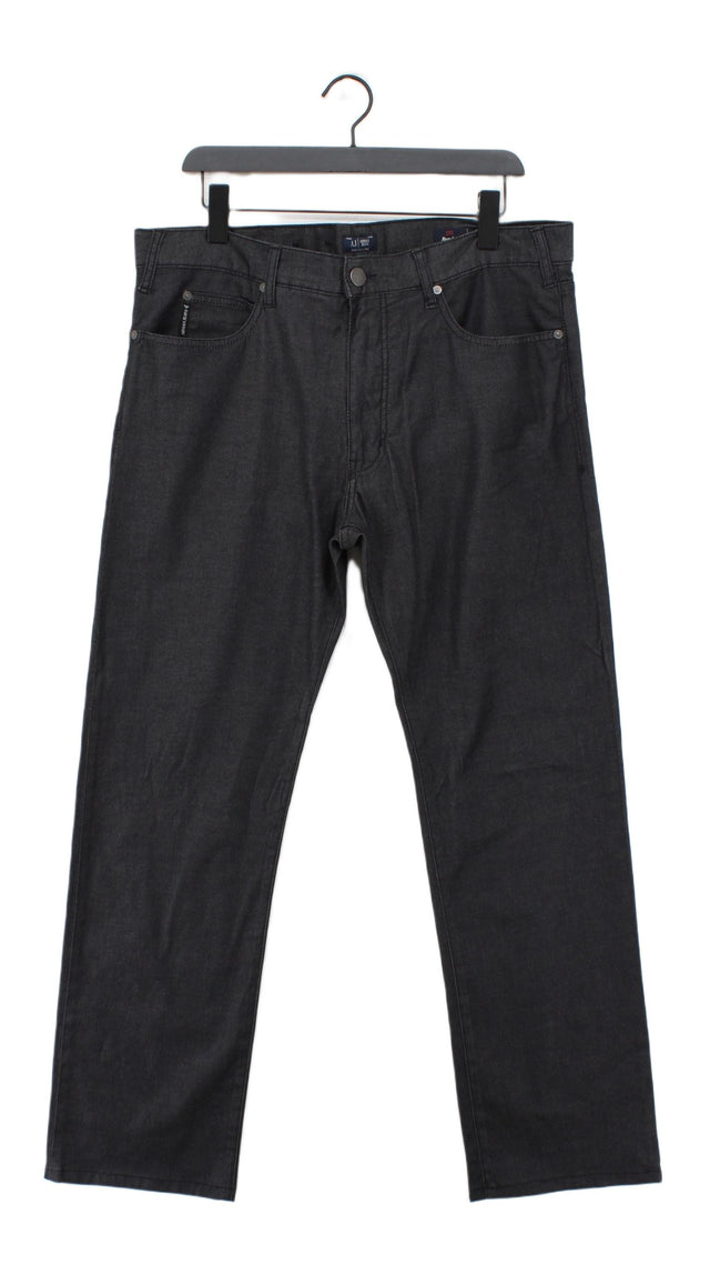 Armani Jeans Men's Jeans W 36 in; L 34 in Black Cotton with Elastane
