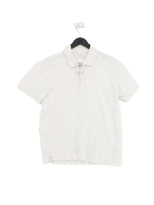 Arket Men's Polo S White 100% Cotton