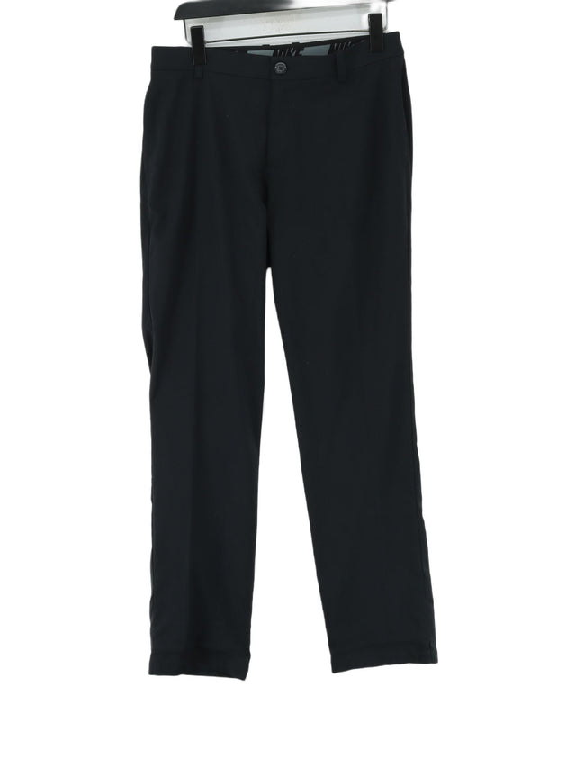 Nike Men's Suit Trousers W 32 in; L 32 in Black Polyester with Elastane