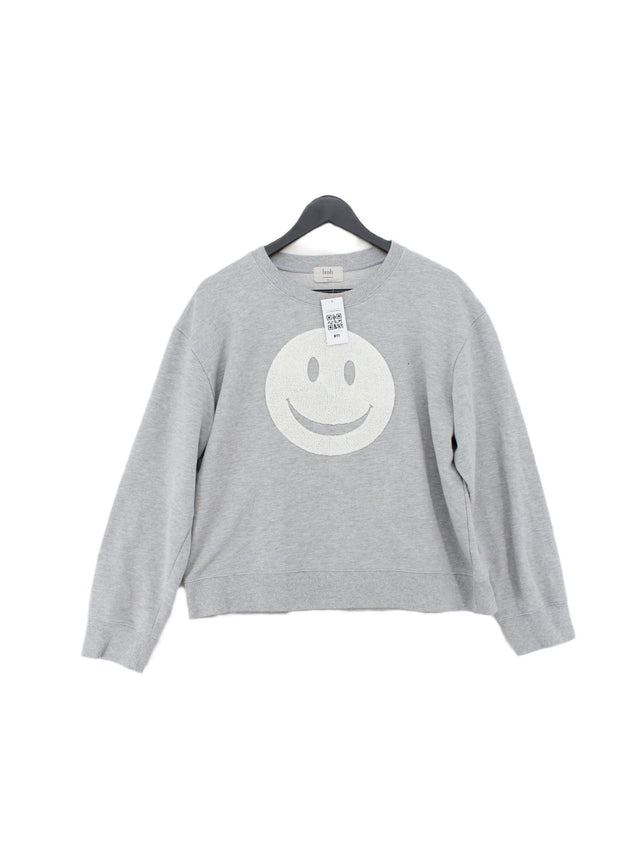 Hush Women's Jumper XL Grey Cotton with Polyester