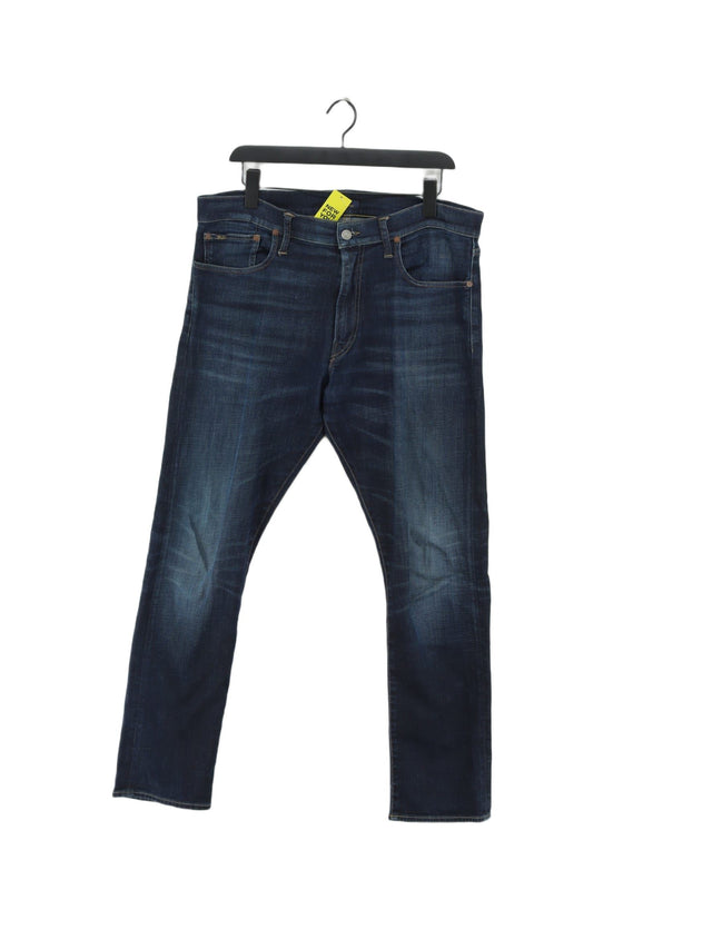 Ralph Lauren Men's Jeans W 36 in Blue Cotton with Elastane