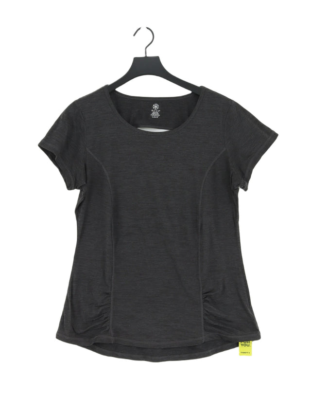 Gaiam Women's T-Shirt XL Grey Polyester with Spandex
