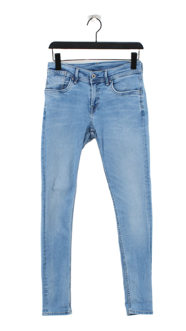 Pepe Jeans Women's Jeans W 25 in Blue Cotton with Elastane, Lyocell Modal