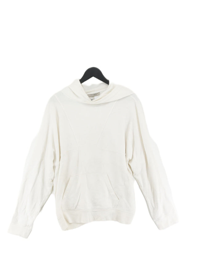 AllSaints Women's Hoodie XS White 100% Cotton