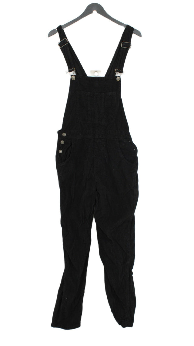 FatFace Women's Jumpsuit UK 10 Black 100% Cotton