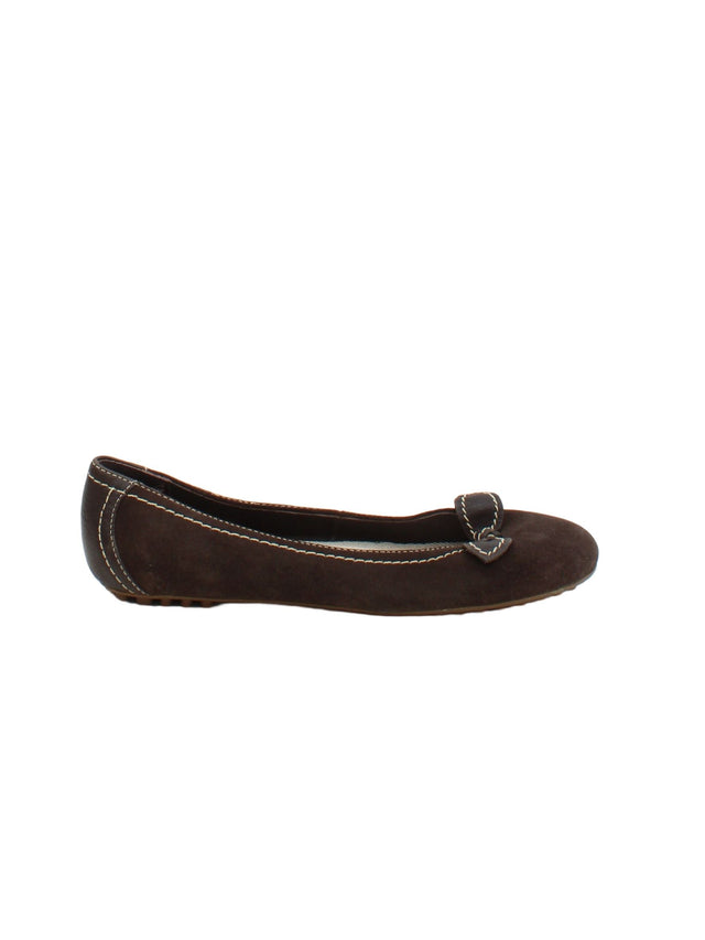 Lands End Women's Flat Shoes UK 8 Brown 100% Other