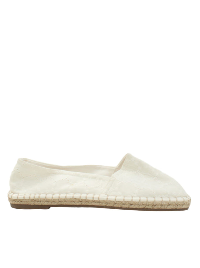 Next Women's Flat Shoes UK 6 White 100% Other