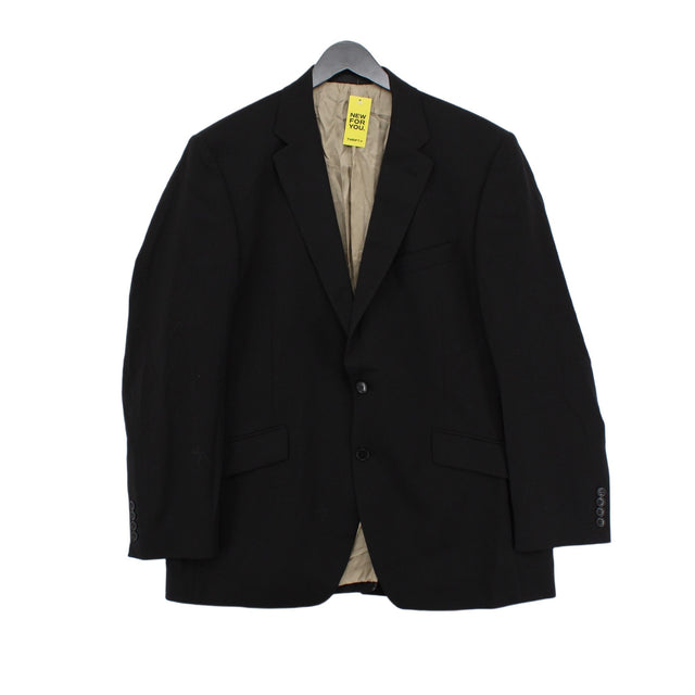 Autograph Men's Blazer Chest: 42 in Black 100% Other