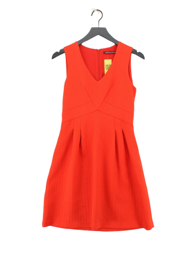 Comptoir Des Cotonniers Women's Midi Dress XS Orange