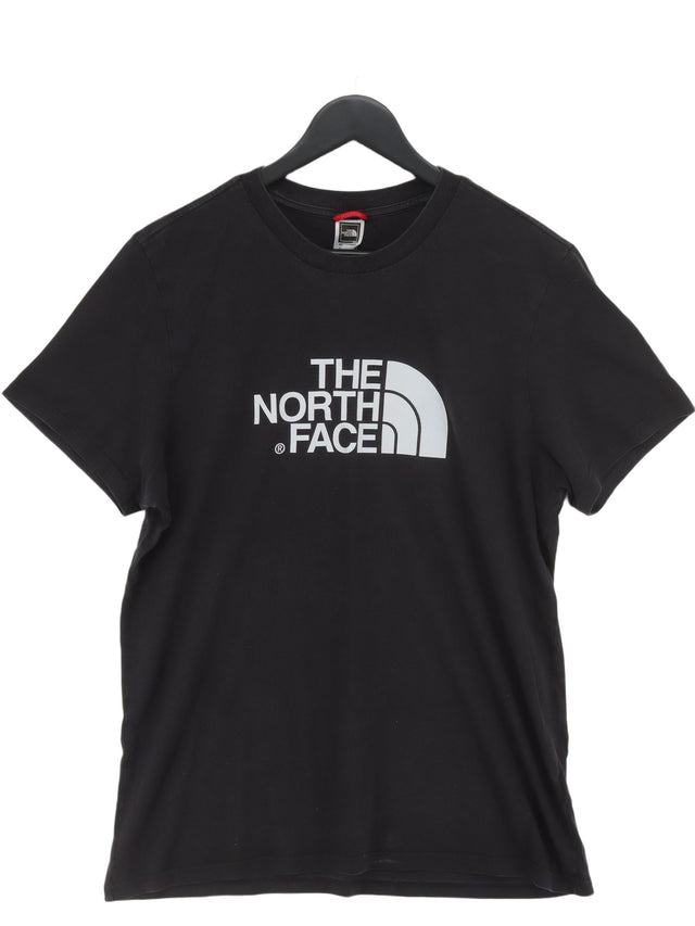 The North Face Men's T-Shirt L Black Cotton with Other
