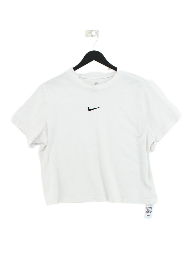 Nike Men's T-Shirt XL White 100% Cotton