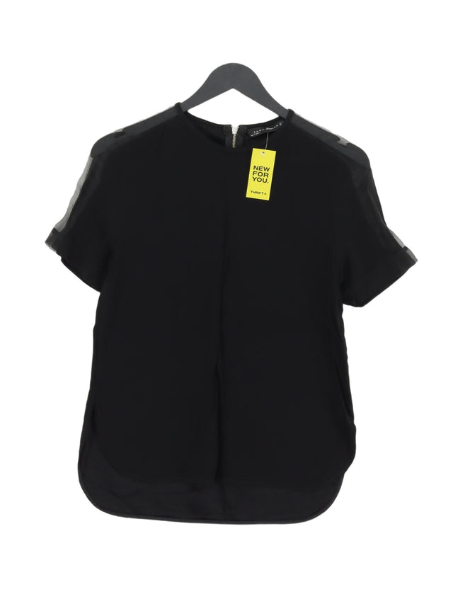 Zara Women's Top S Black 100% Viscose