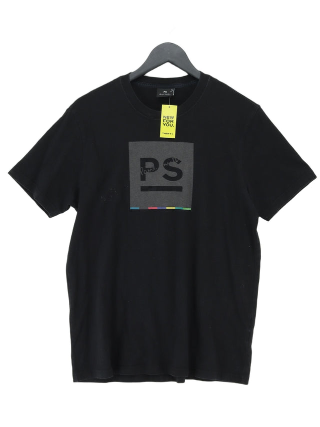 Paul Smith Women's T-Shirt XL Black 100% Cotton