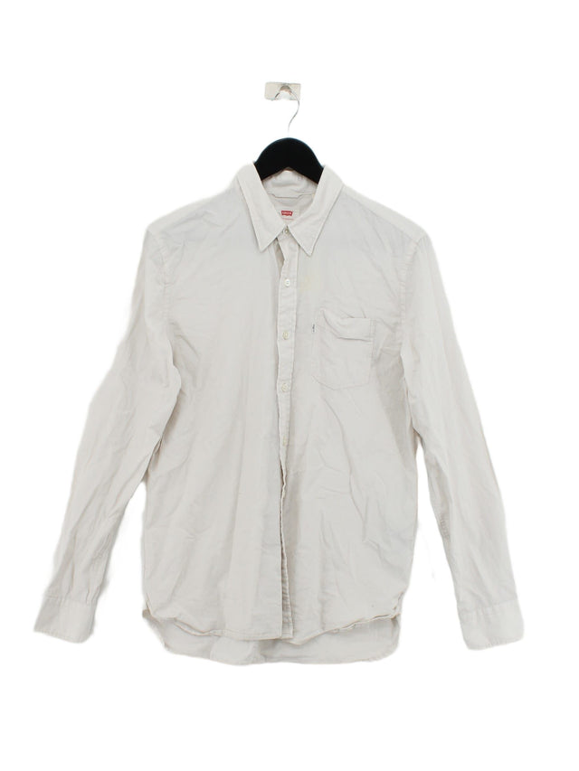 Levi’s Men's Shirt M White 100% Cotton