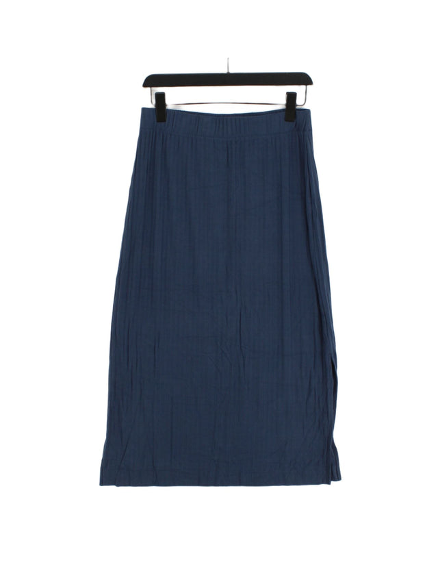 Next Women's Maxi Skirt UK 12 Blue Viscose with Elastane