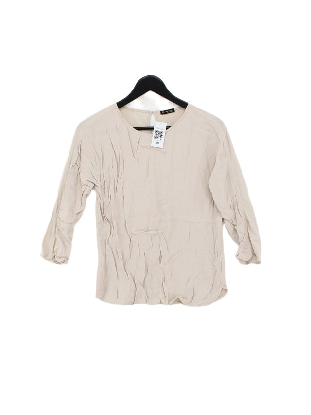 Massimo Dutti Women's Top S Cream 100% Other