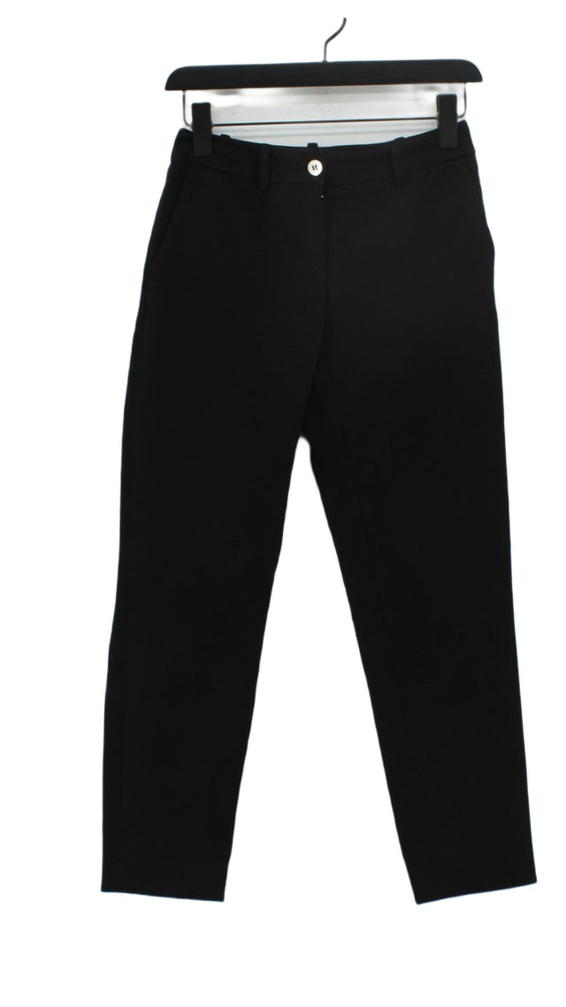 Adolfo Dominguez Women's Suit Trousers UK 8 Black 100% Cotton