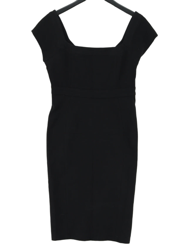 Diane Von Furstenberg Women's Midi Dress UK 10 Black