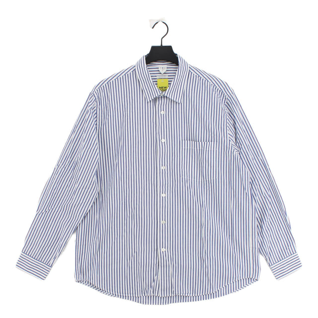 Arket Men's Shirt Chest: 50 in Blue 100% Cotton