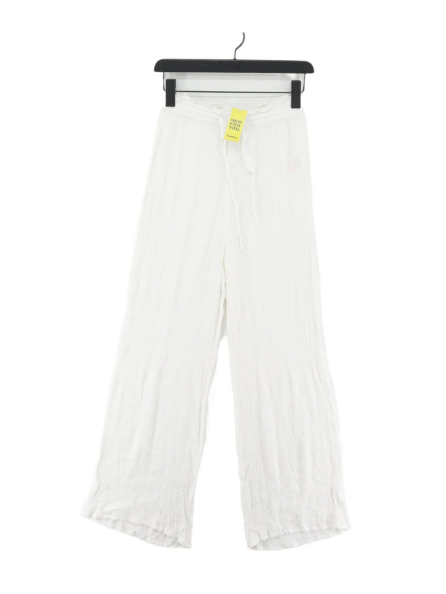 IISLA & BIRD Women's Suit Trousers UK 8 White 100% Viscose