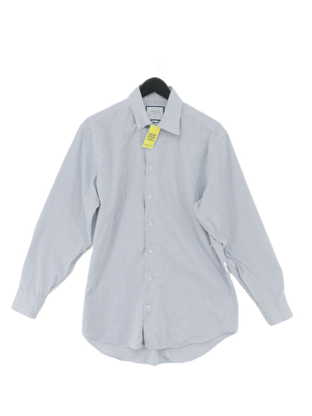 Charles Tyrwhitt Men's Shirt Chest: 41 in Blue 100% Cotton