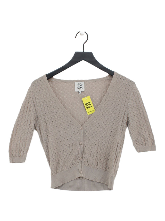 Noa Noa Women's Cardigan XS Grey 100% Cotton