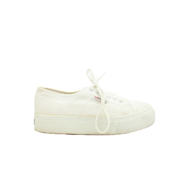 Superga Women's Trainers UK 6.5 White 100% Other