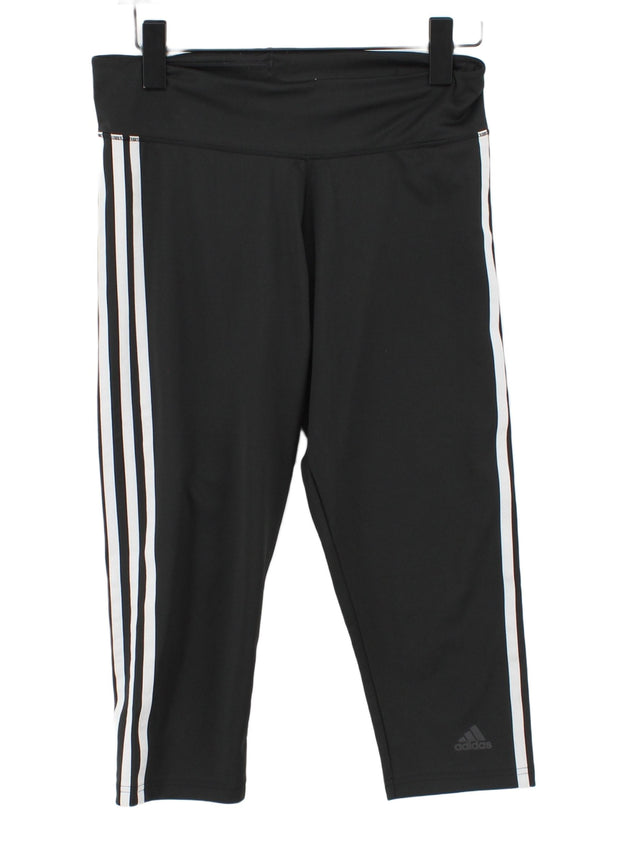 Adidas Women's Sports Bottoms M Black Polyester with Elastane