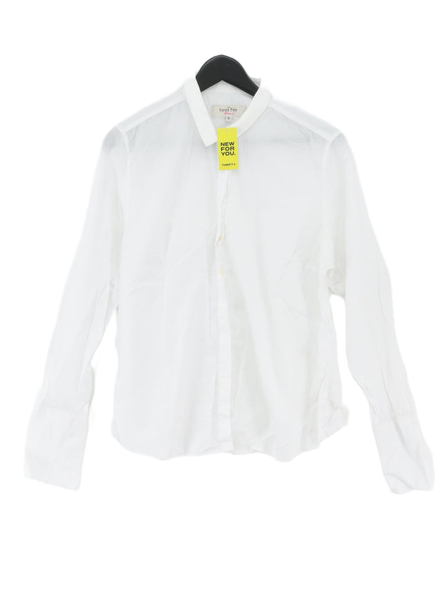 Savile Row Women's Shirt UK 16 White 100% Cotton