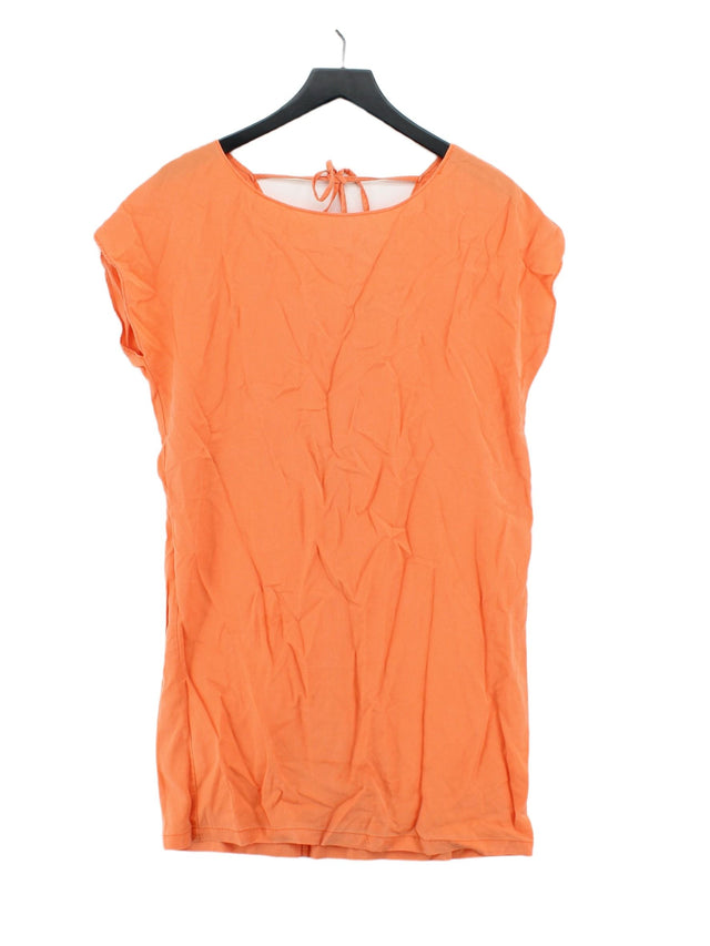 Hush Women's Midi Dress XS Orange 100% Lyocell Modal