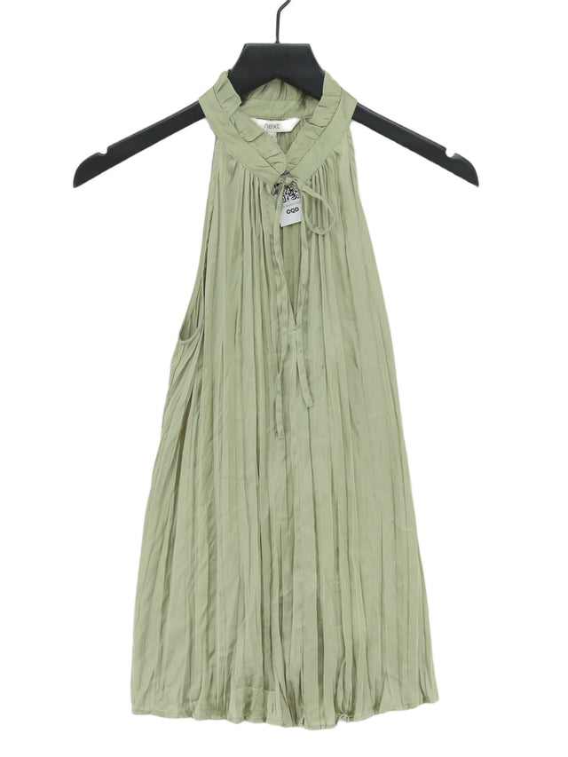 Next Women's Blouse UK 6 Green 100% Polyester