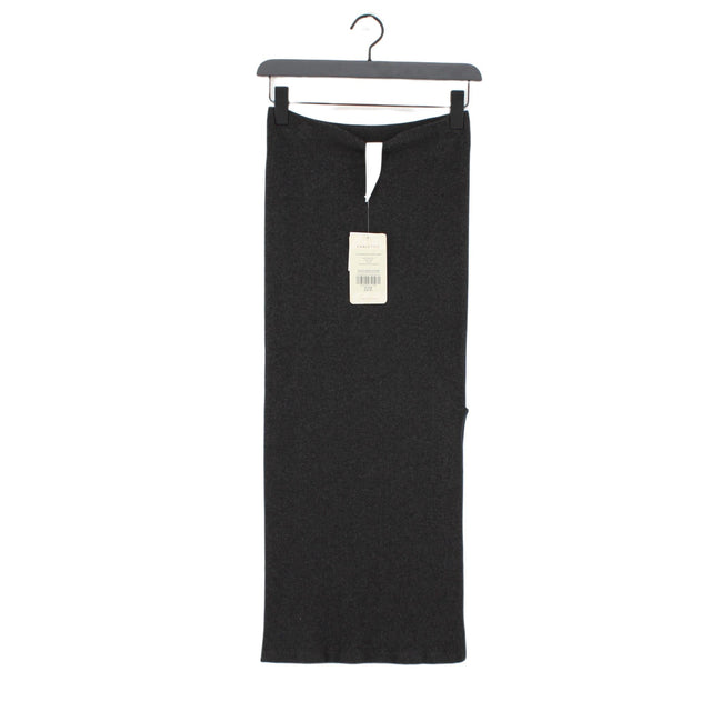 Fabletics Women's Midi Skirt M Black Rayon with Elastane, Nylon