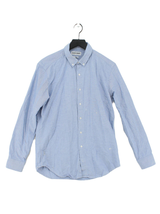 American Apparel Men's Shirt M Blue 100% Other