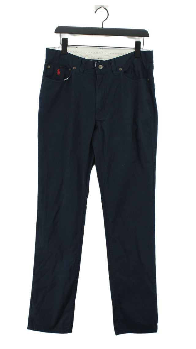 Ralph Lauren Men's Trousers W 32 in Blue 100% Cotton