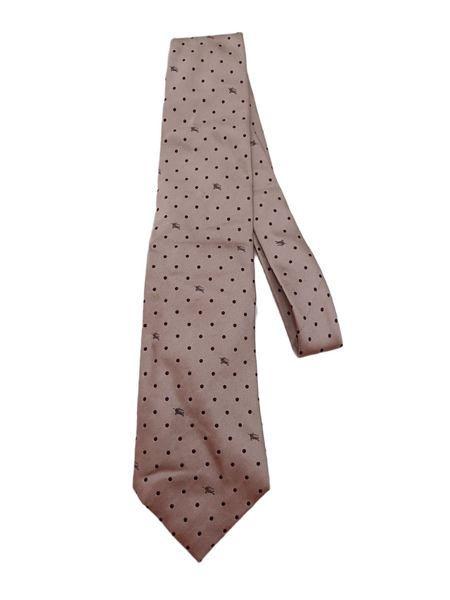 Burberry Men's Tie Tan 100% Silk